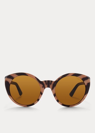 Gafas De Sol Ralph Lauren Mujer Marrom / Leopardo - Retro Cat-Eye - UYGJW6973